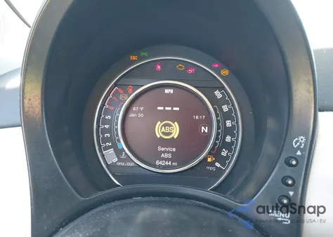 2017 Fiat 500 Pop from USA, damaged, VIN 3C3CFFKR1HT586513